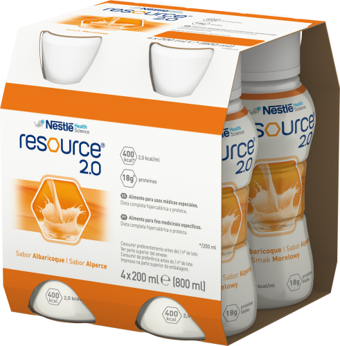 Nestle Resource 2.0 drink Morela 4x200 ml