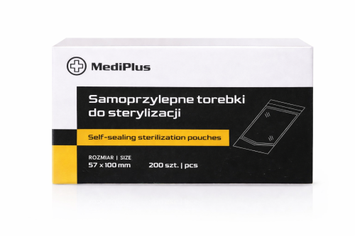 Torebki do sterylizacji 57x100 (a'200) Mediplus