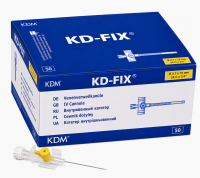 KANIULA wenflon KD-FIX G24  0,7x 19mm ŻÓŁTA 50szt