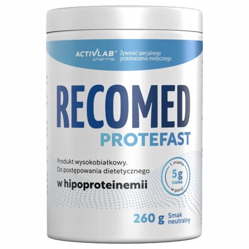 Recomed Protefast smak neutralny 260 g - żywność medyczna Activlab Pharma