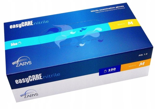 Rękawiczki jednorazowe easyCARE nitrile M 100szt.