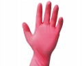 Rękawiczki nitrylowe BEZPUDROWE easyCARE berry ZARYS MALINOWE r.S 100 szt.