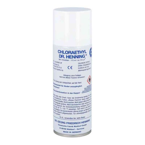 Do m. znieczulania Chlorek etylu Dr.Henning 175 ml